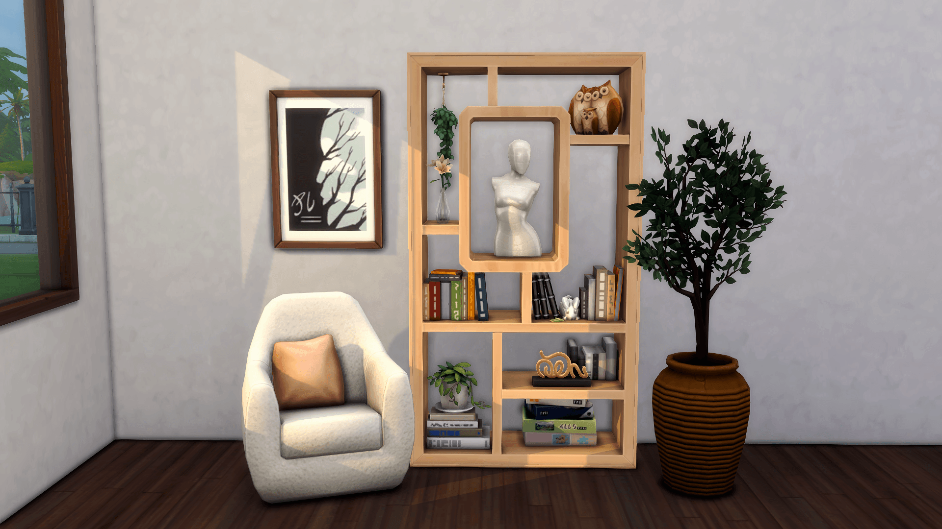 AURA Bookshelf - Medium Wood