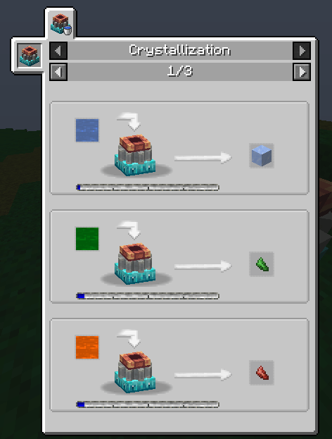 Liquid Crystallizer JEI Integration