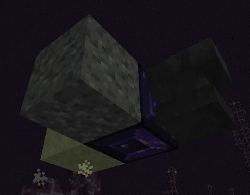 Thumbnail Sand, Gravel, and an Anvil placed next to a Cosmite Block in the air. None of them are falling.