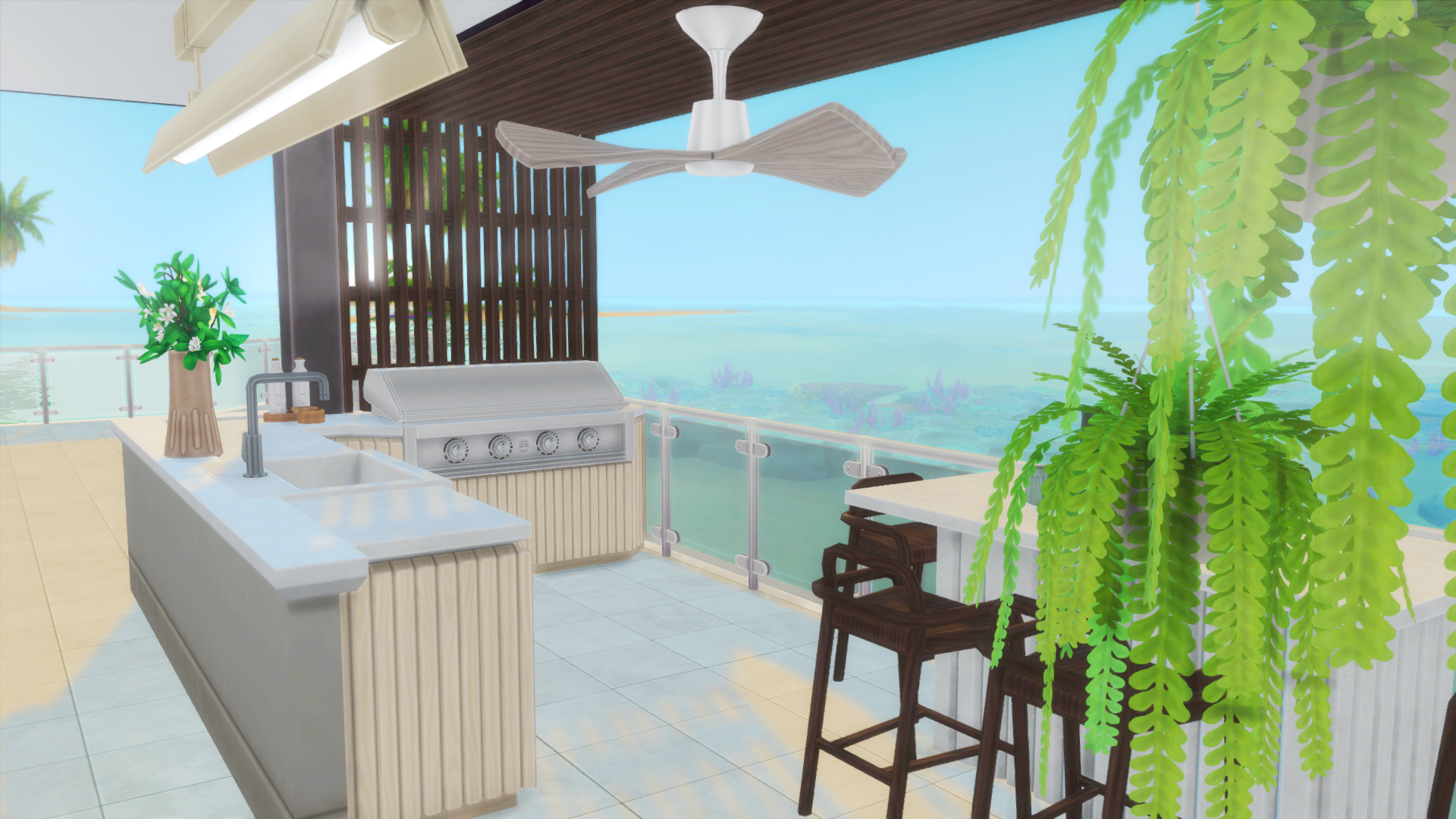 outdoor kitchen