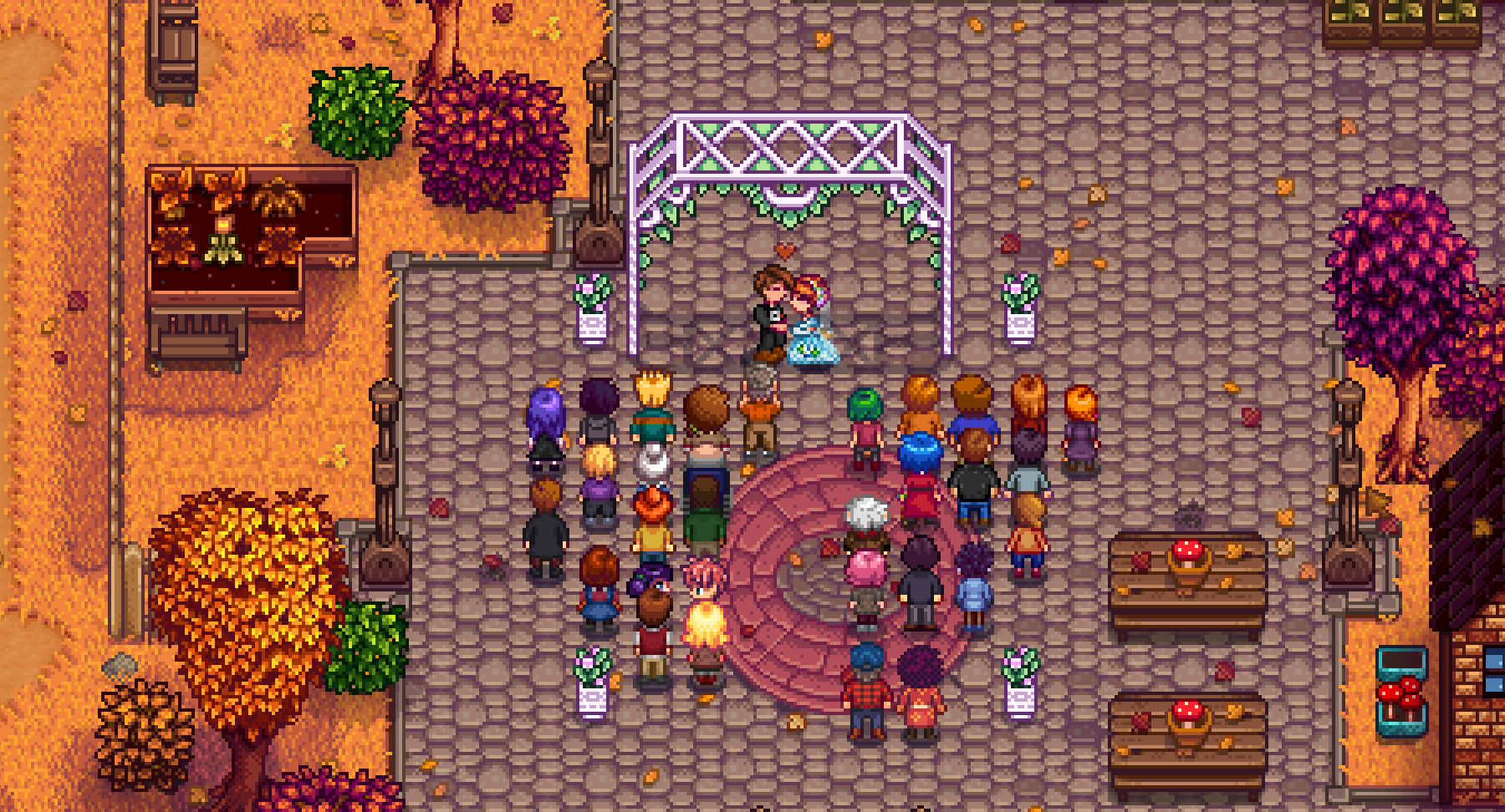 Penny Fall Wedding