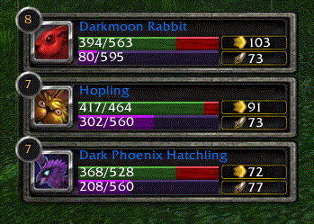 Pet Battle HUD