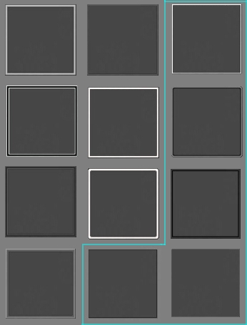 <p>Borders I made by scratch included in Ferous Media</p>