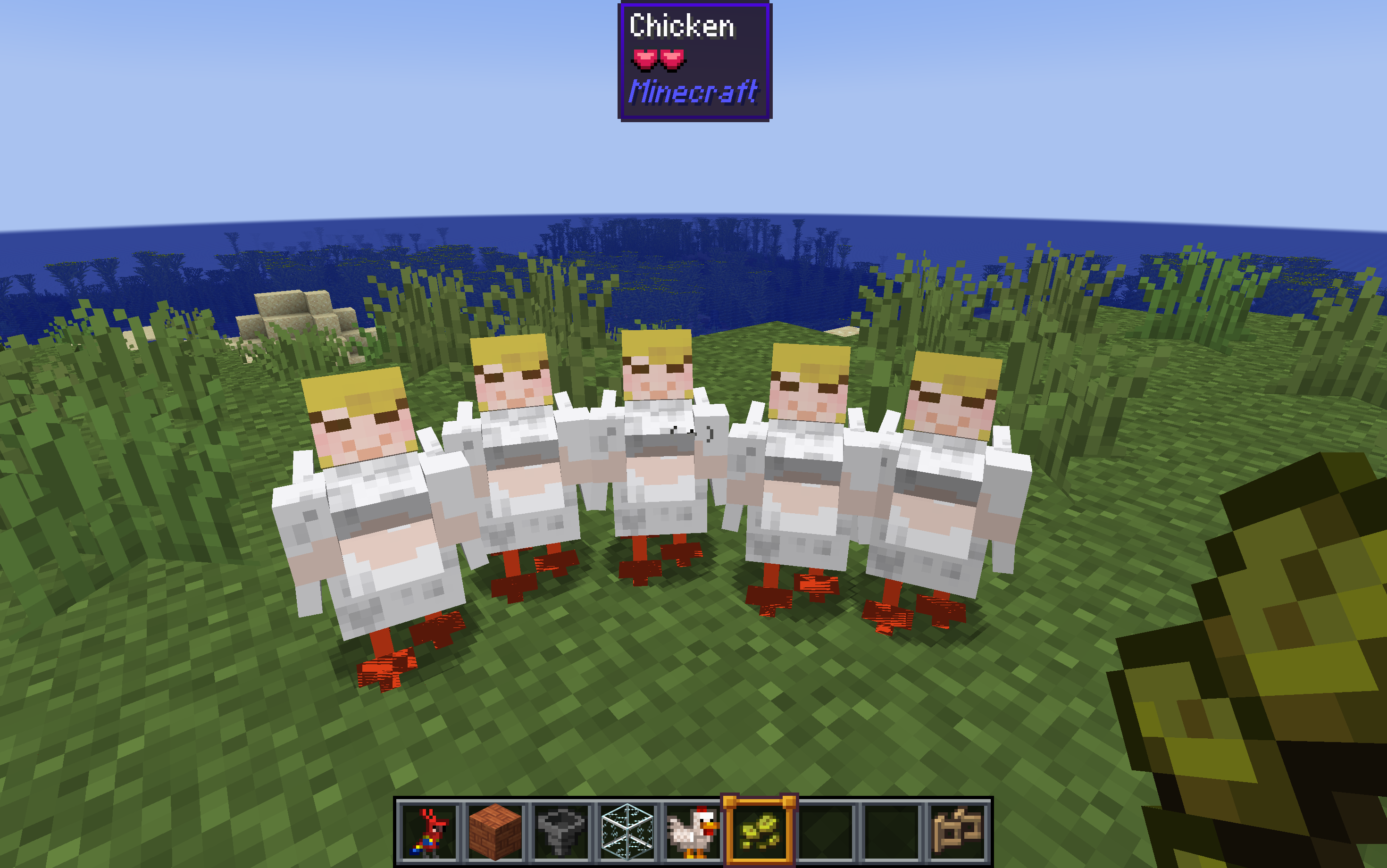 Chicken Falins in game (Icon changes not included: are from the faithless texturepack)