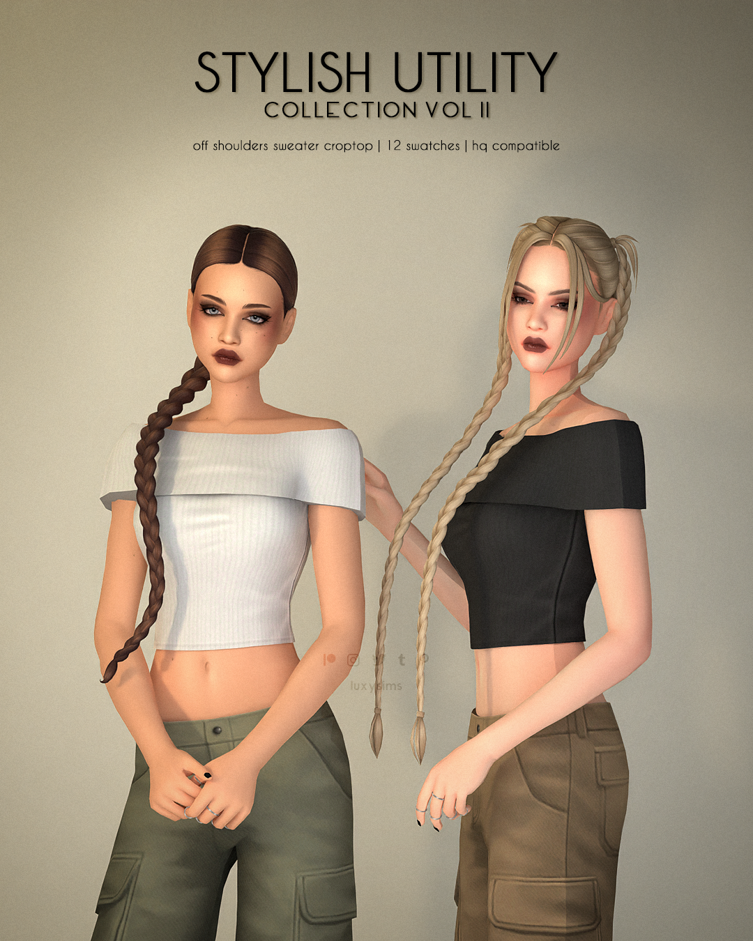 Luxy_StylishUtilityCollection_Vol_II_OffShouldersSweater_Croptop