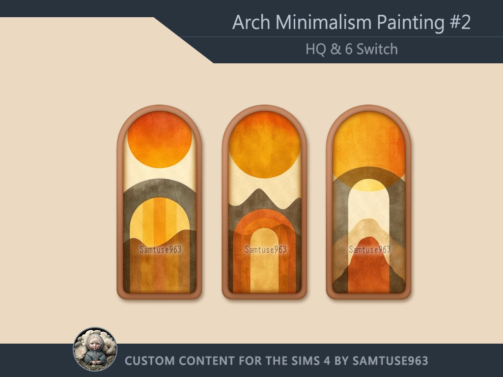 
HQ Arch Minimalism Painting #2 Sellable Samtuse963