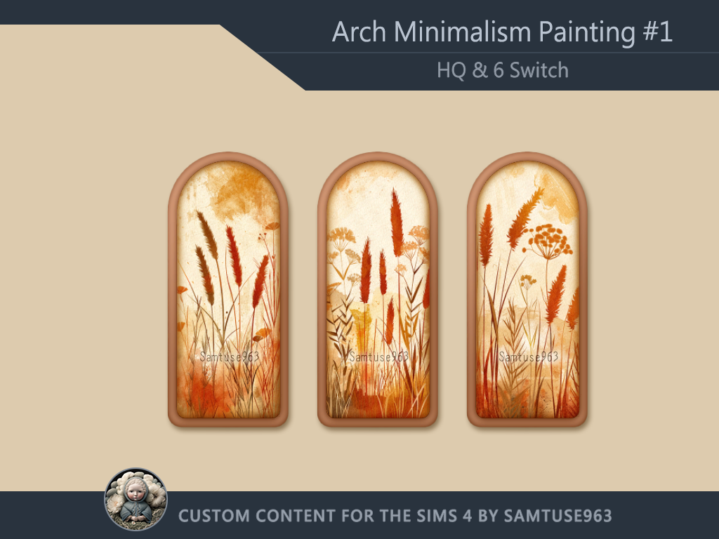 
HQ Arch Minimalism Painting #1 Sellable Samtuse963