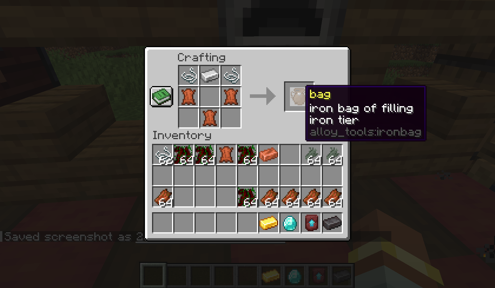 Thumbnail iron bag recipe
