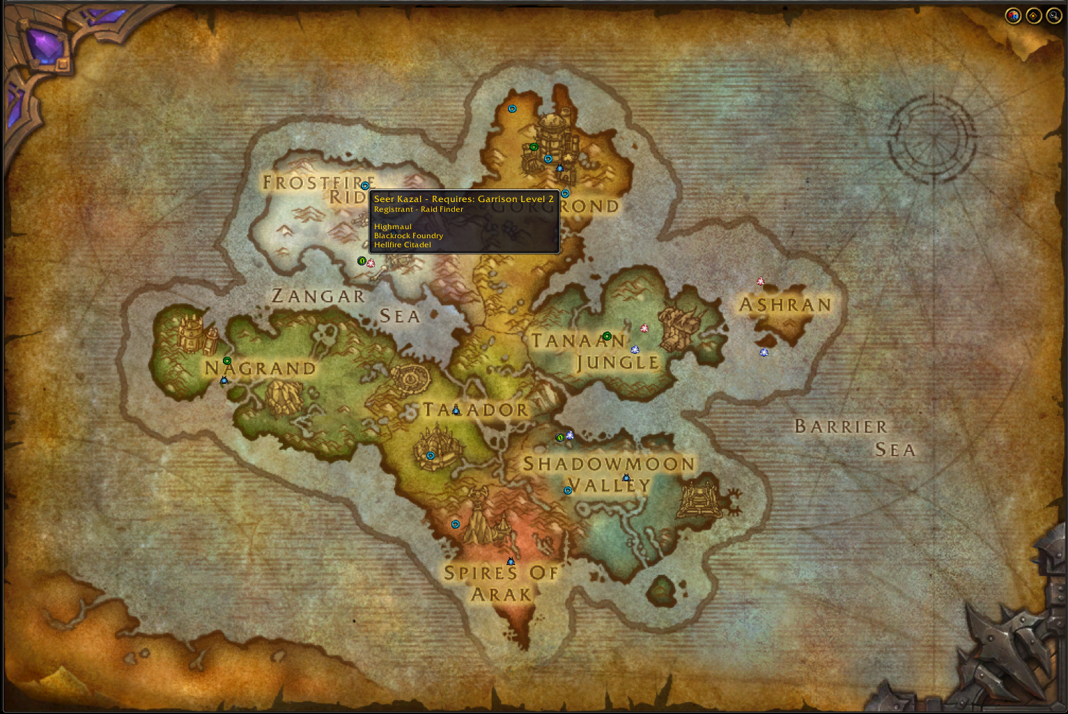 Example Continent - Draenor