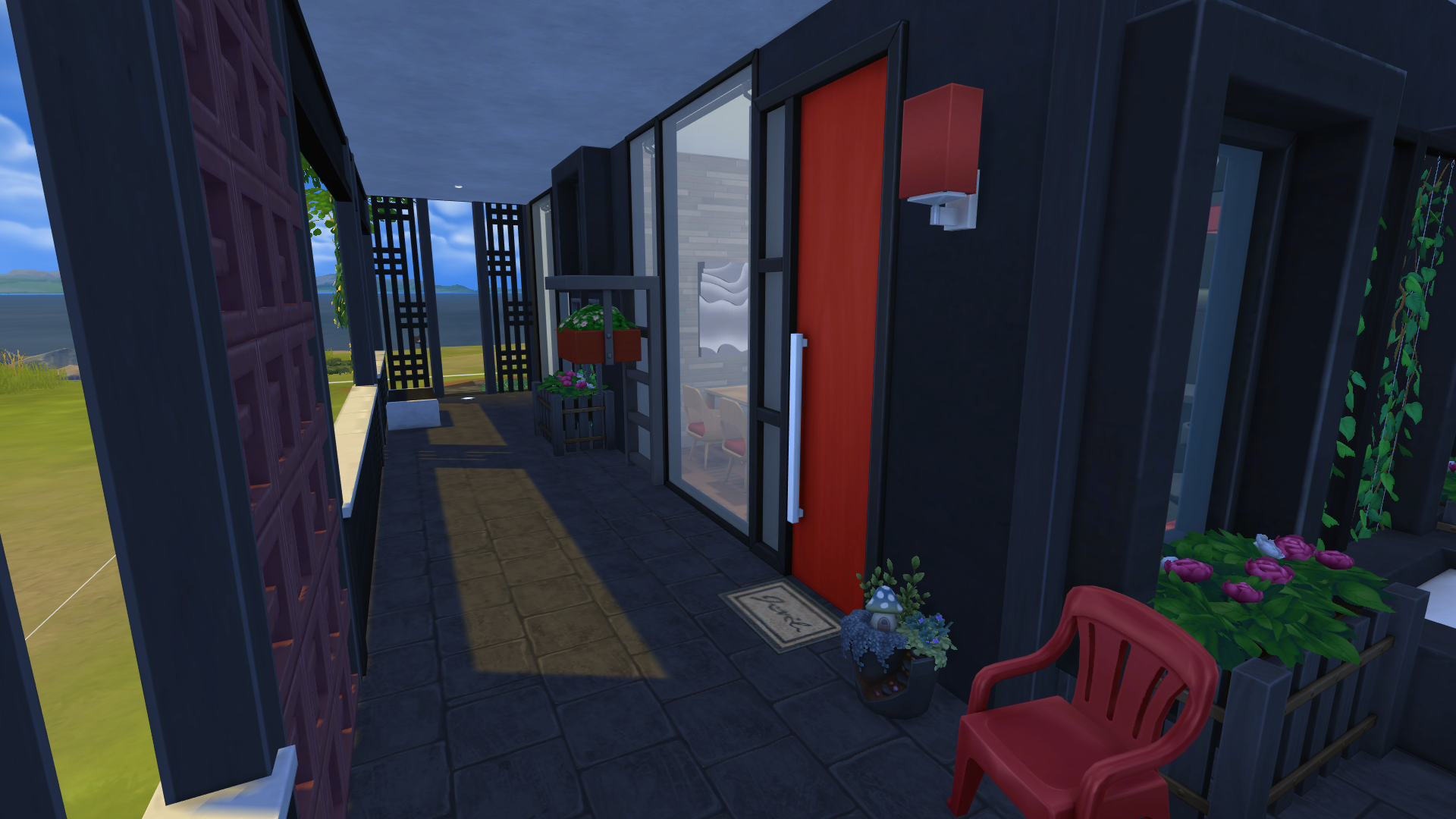 Thumbnail The front door offers a small sitting area for guests, or just to relax in the sunshine