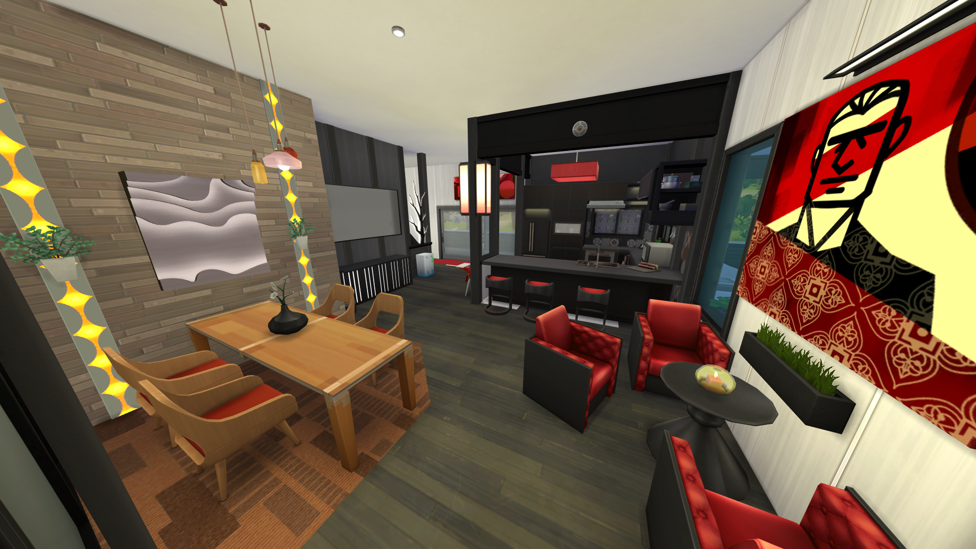 Thumbnail Entering the home at the front brings you to the combination sitting room and dinette, with access to the eat-in open plan kitchen