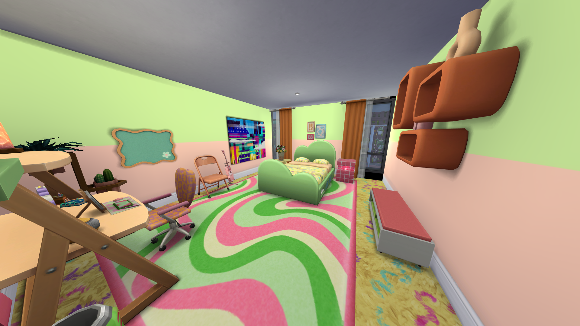 Thumbnail The 1st of 3 bedrooms is large enough for a double bed, a private computer space, sitting area, dresser, and more