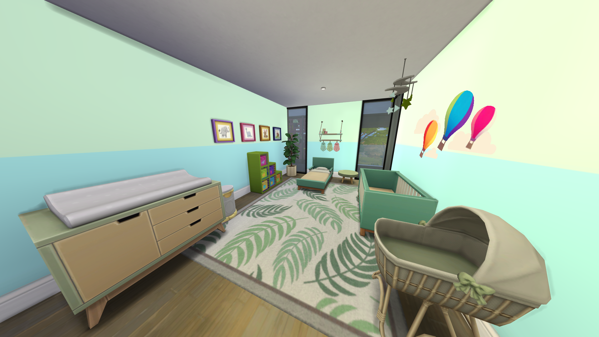 Thumbnail The 3rd bedroom on the first floor is designed with children aged newborn through toddler in mind. Large enough to host up to 4 living beings, you could easily add to the family and not notice at all.