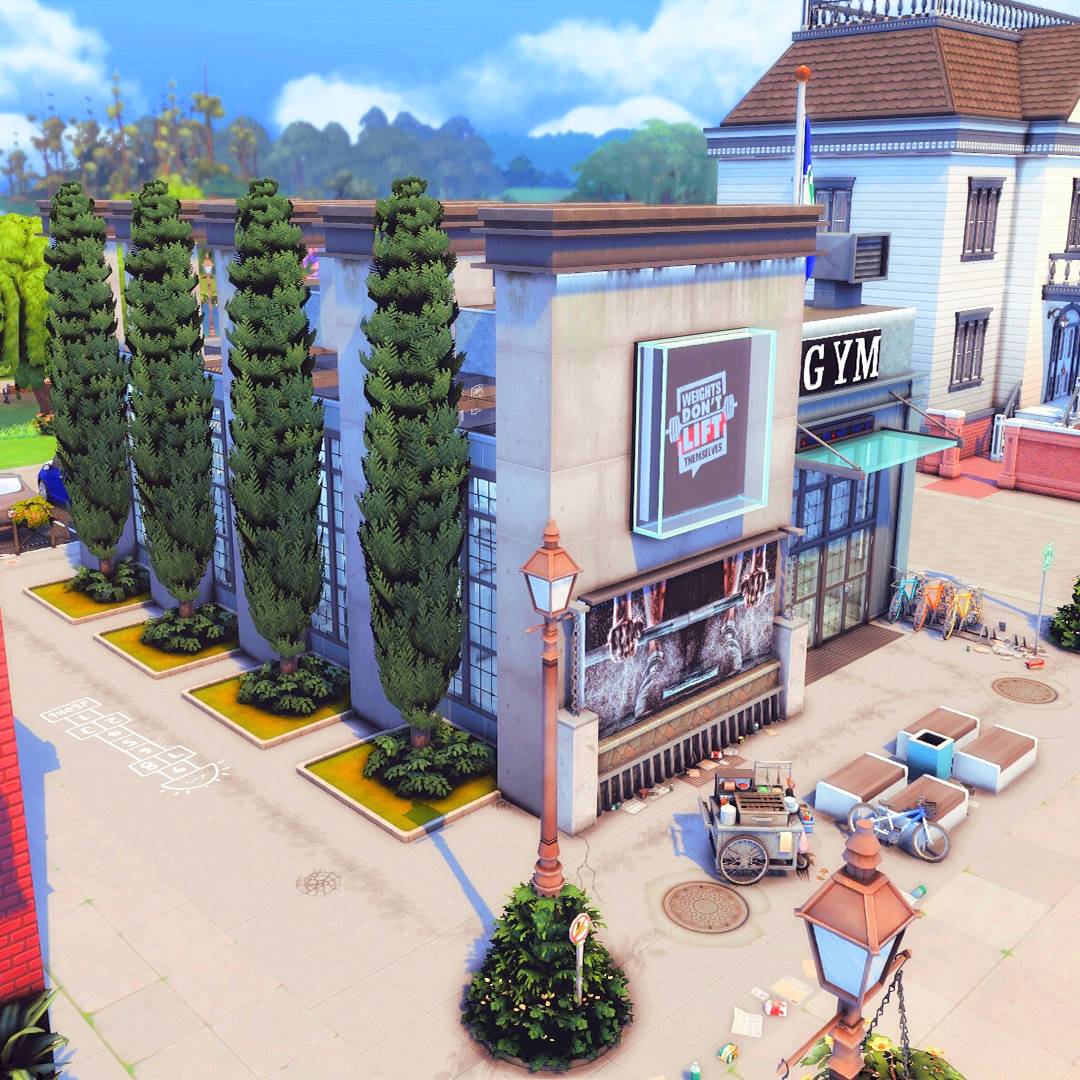 FitZone GYM - Screenshots - The Sims 4 Rooms / Lots - CurseForge