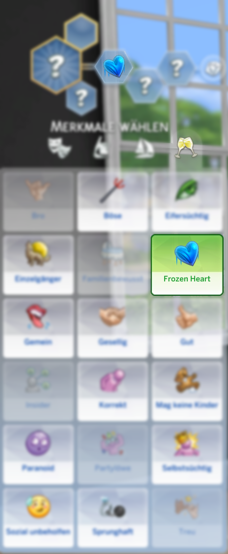 RSS90 Frozen Heart Trait Overview Mod Tattoo Sims 4