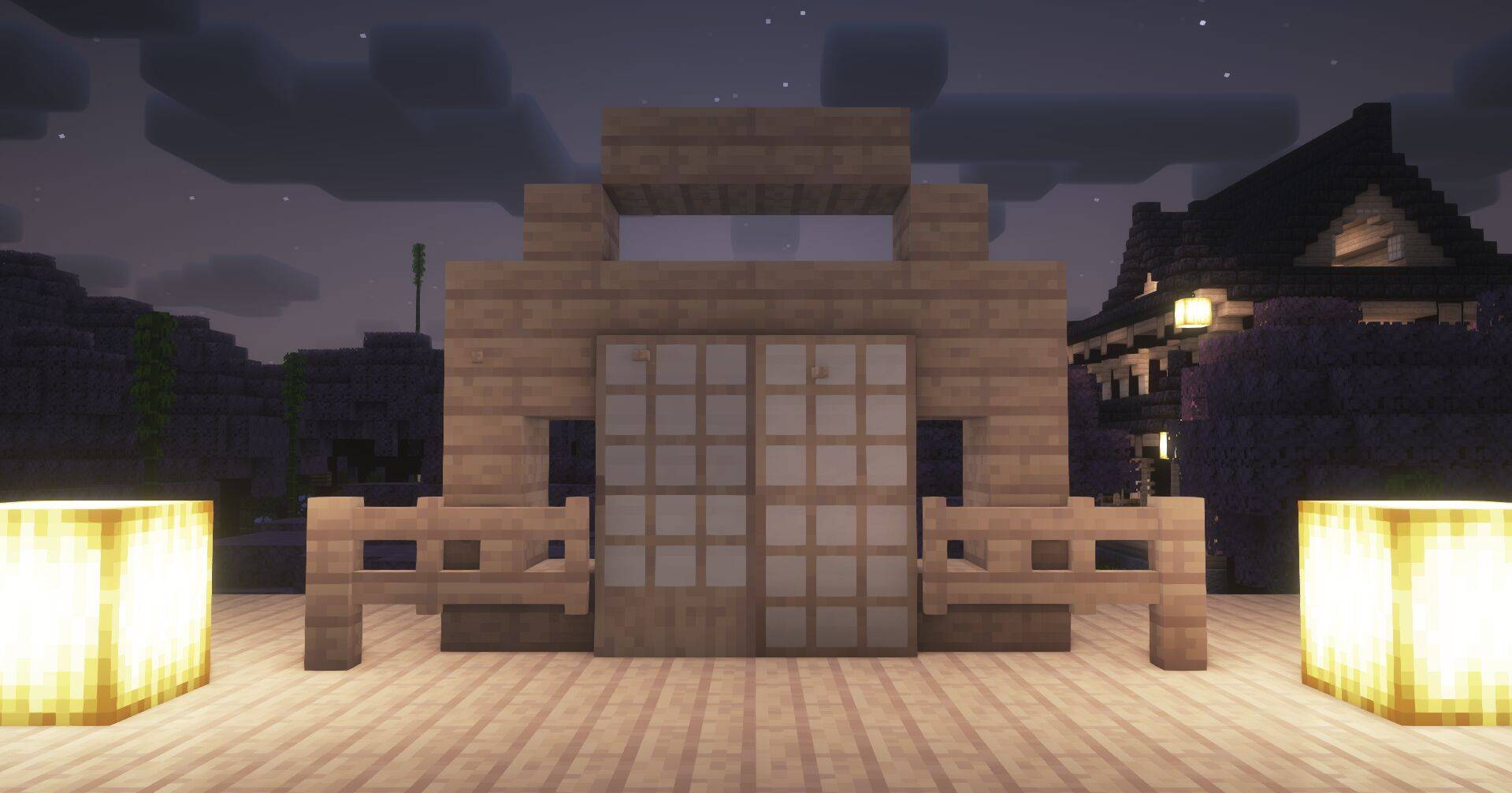 Thumbnail door, trapdoor, slab, stair, fence, and fence gate