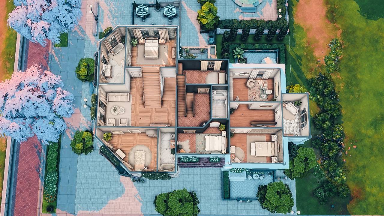 Parisian Apartments - Screenshots - The Sims 4 Rooms / Lots - CurseForge