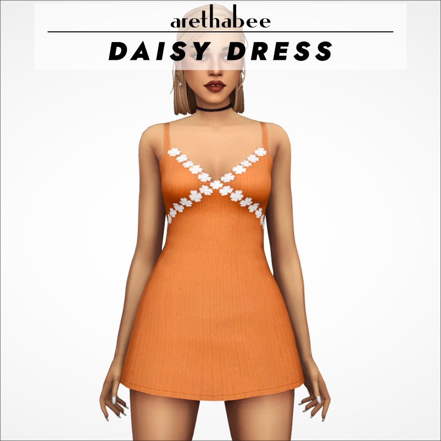 Daisy Dress - arethabee - The Sims 4 Create a Sim - CurseForge