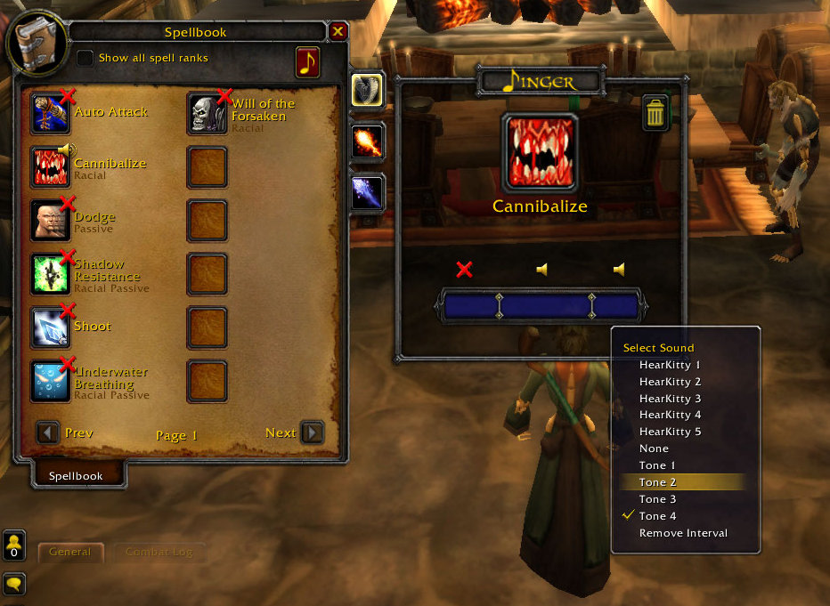 <p>An example of configuring a spell with dinger.</p>