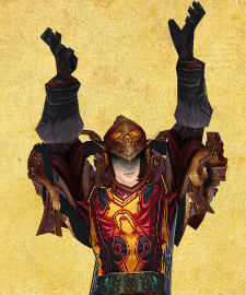 <p>This is what I usually see while explaining new fights as he jumps around like a cat with ADD.</p>