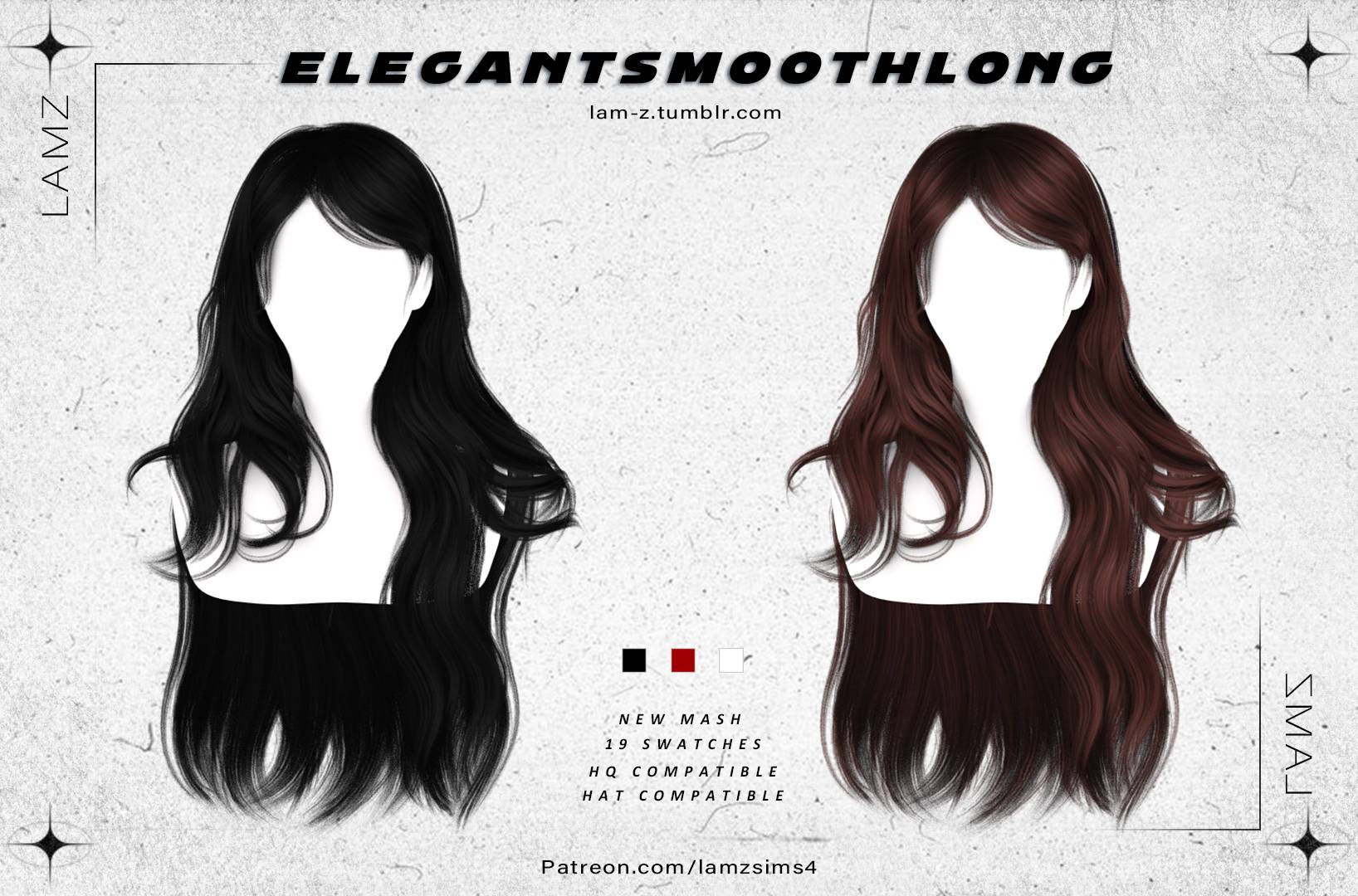 LAMZ_ElegantSmoothLongHairstyles_001F - Screenshots - The Sims 4 Create ...