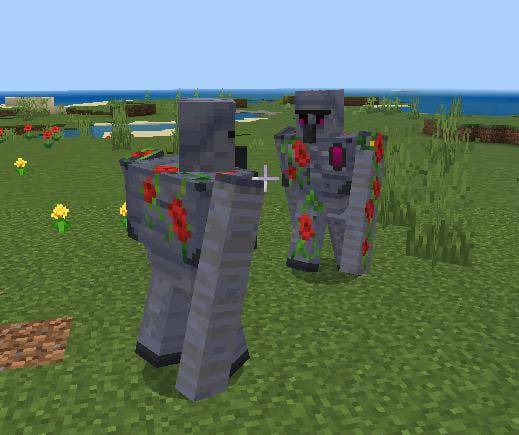Iron golems now match new iron pallet