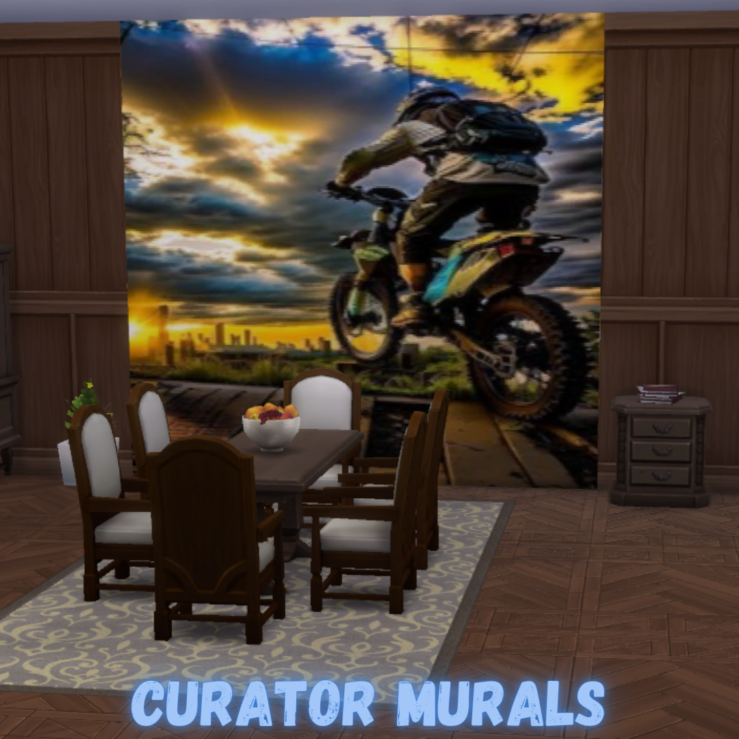 Curator murals code 1215 - Base game compatible - Gallery - The Sims 4 ...