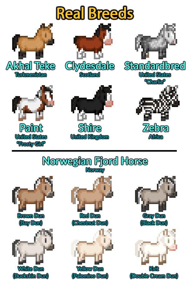 The Mane Event - Horse Customizer - Stardew Valley Mods - CurseForge