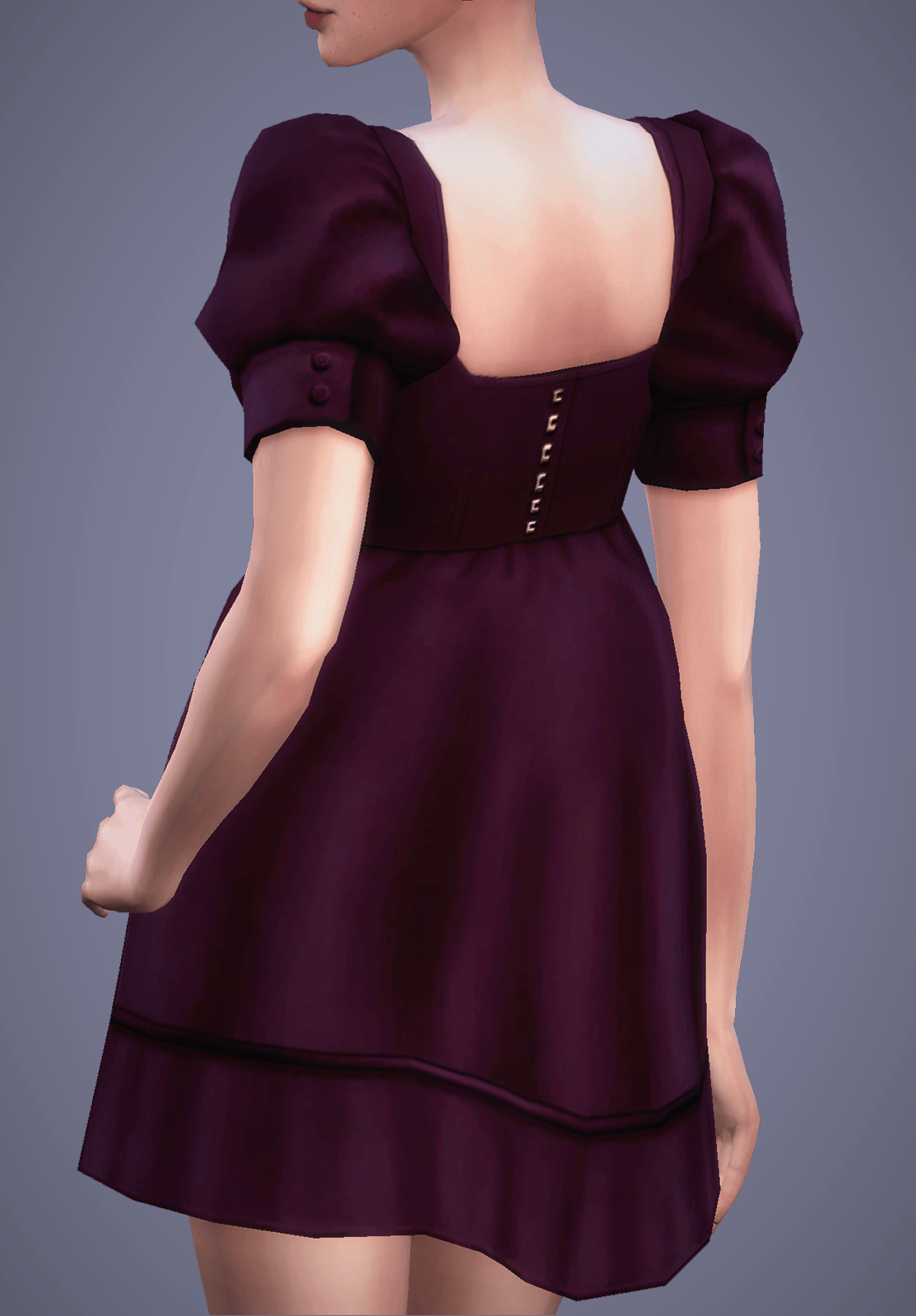 MF - Evie Dress | 12 Swatches - Screenshots - The Sims 4 Create a Sim ...