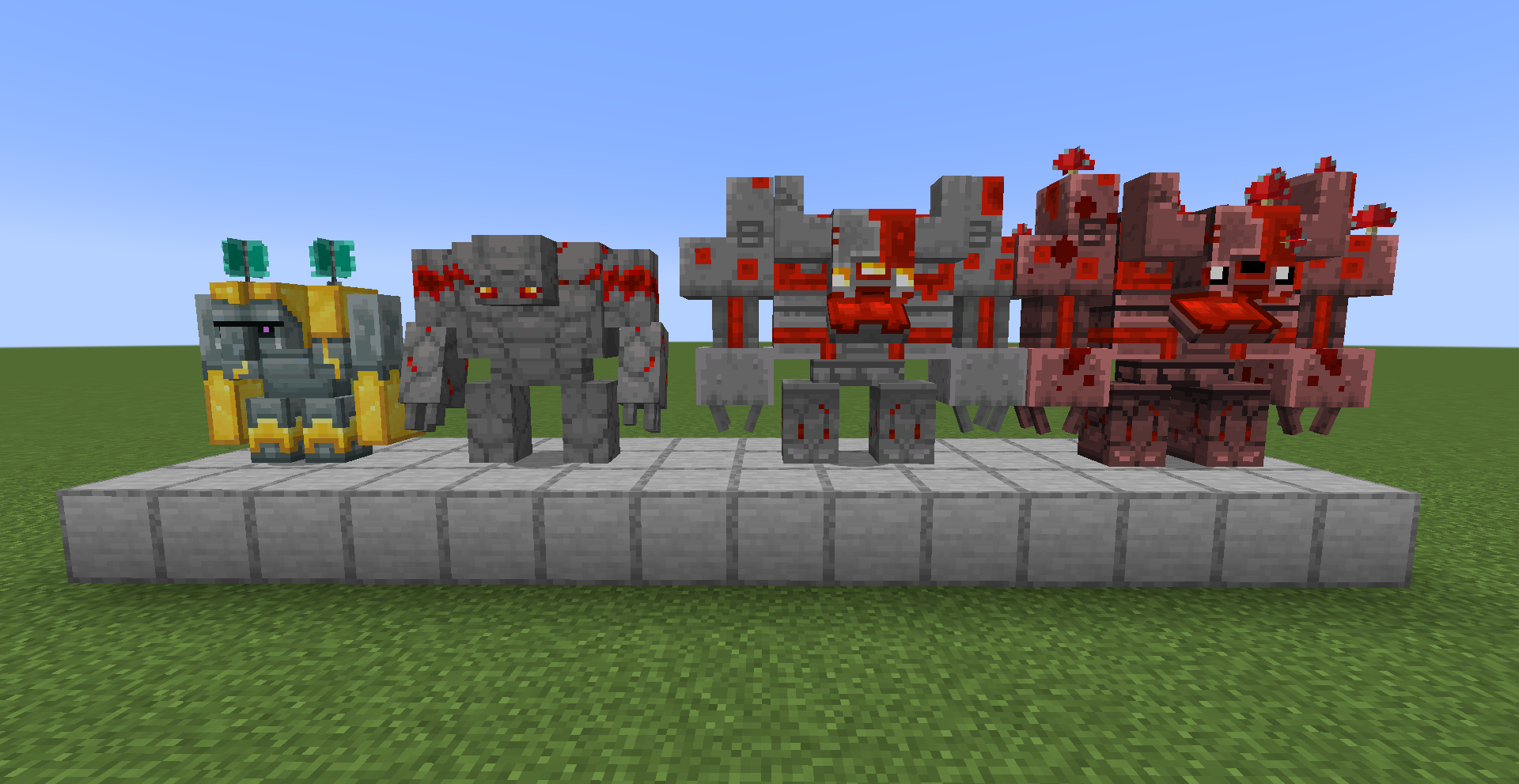 MC Dungeons Golems