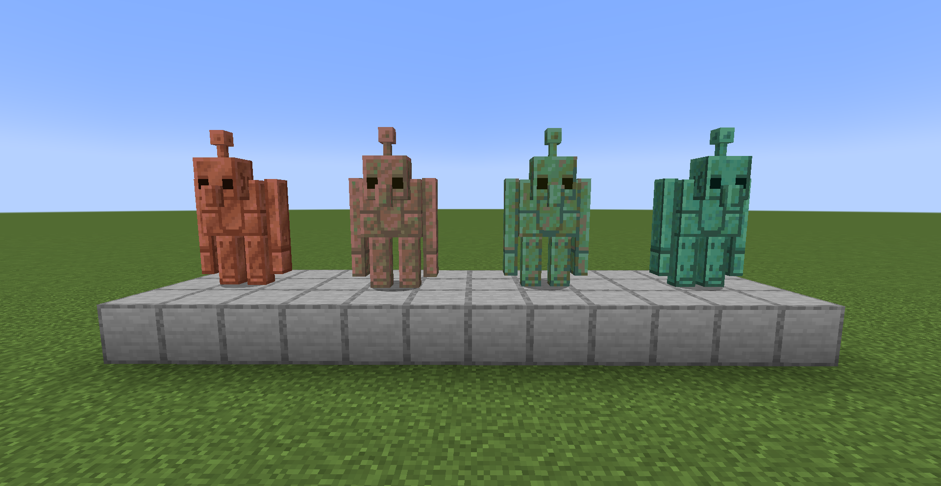Copper Golem Weathering