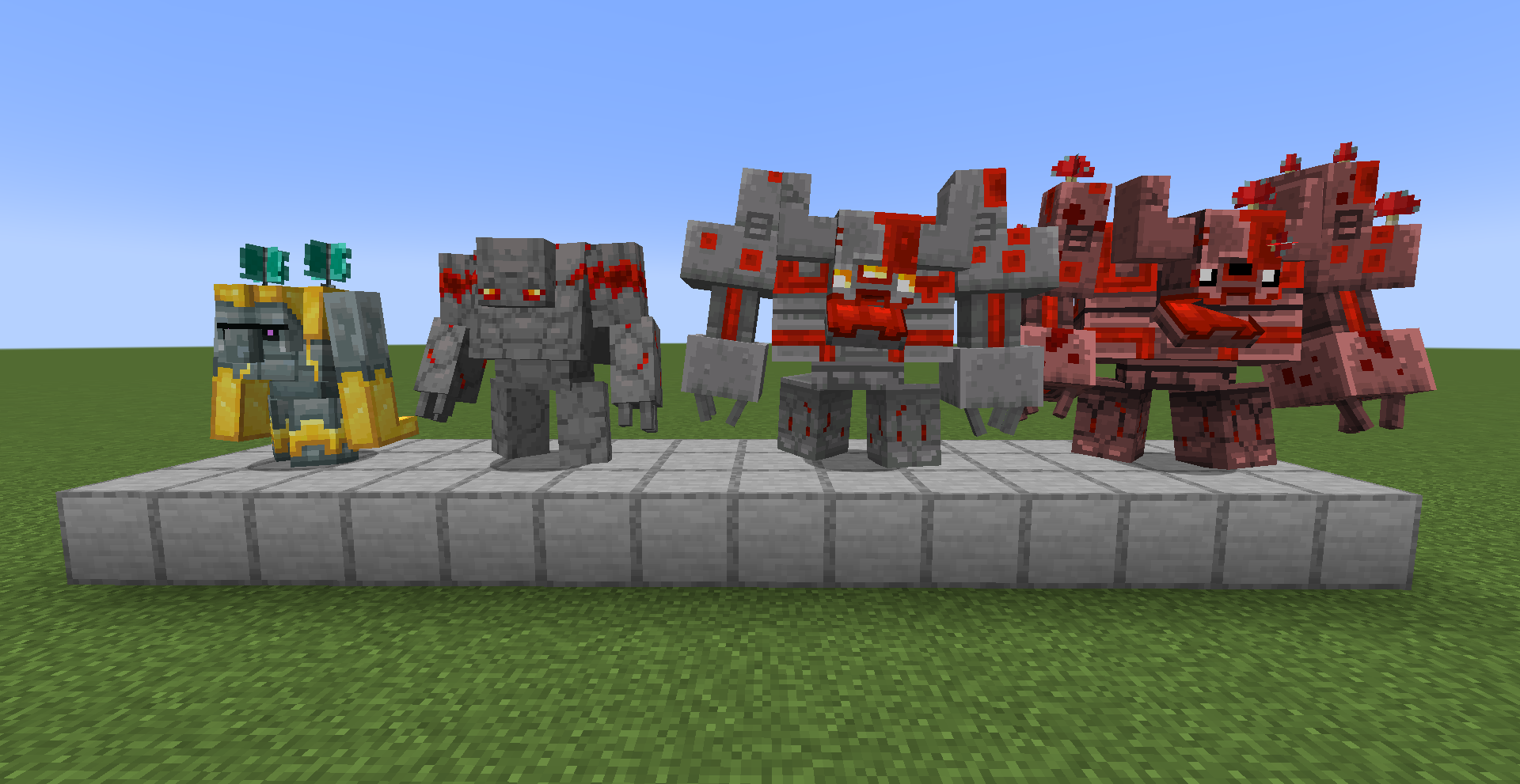 Fresh MC Dungeons Golems