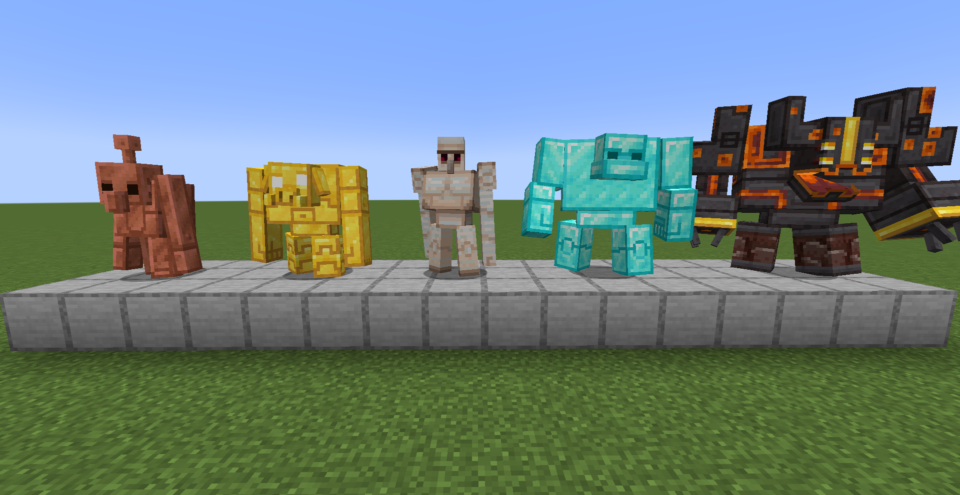 Fresh Ore Tier Golems