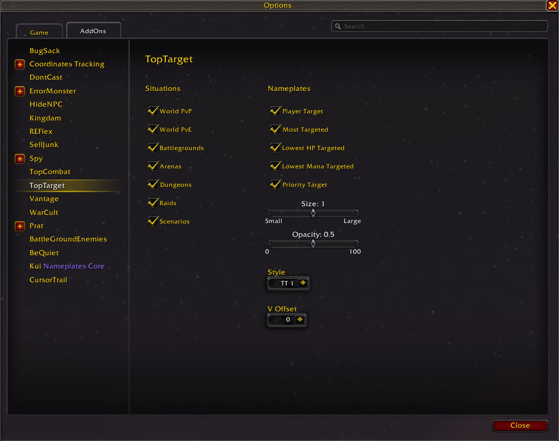 TopTarget - World of Warcraft Addons - CurseForge