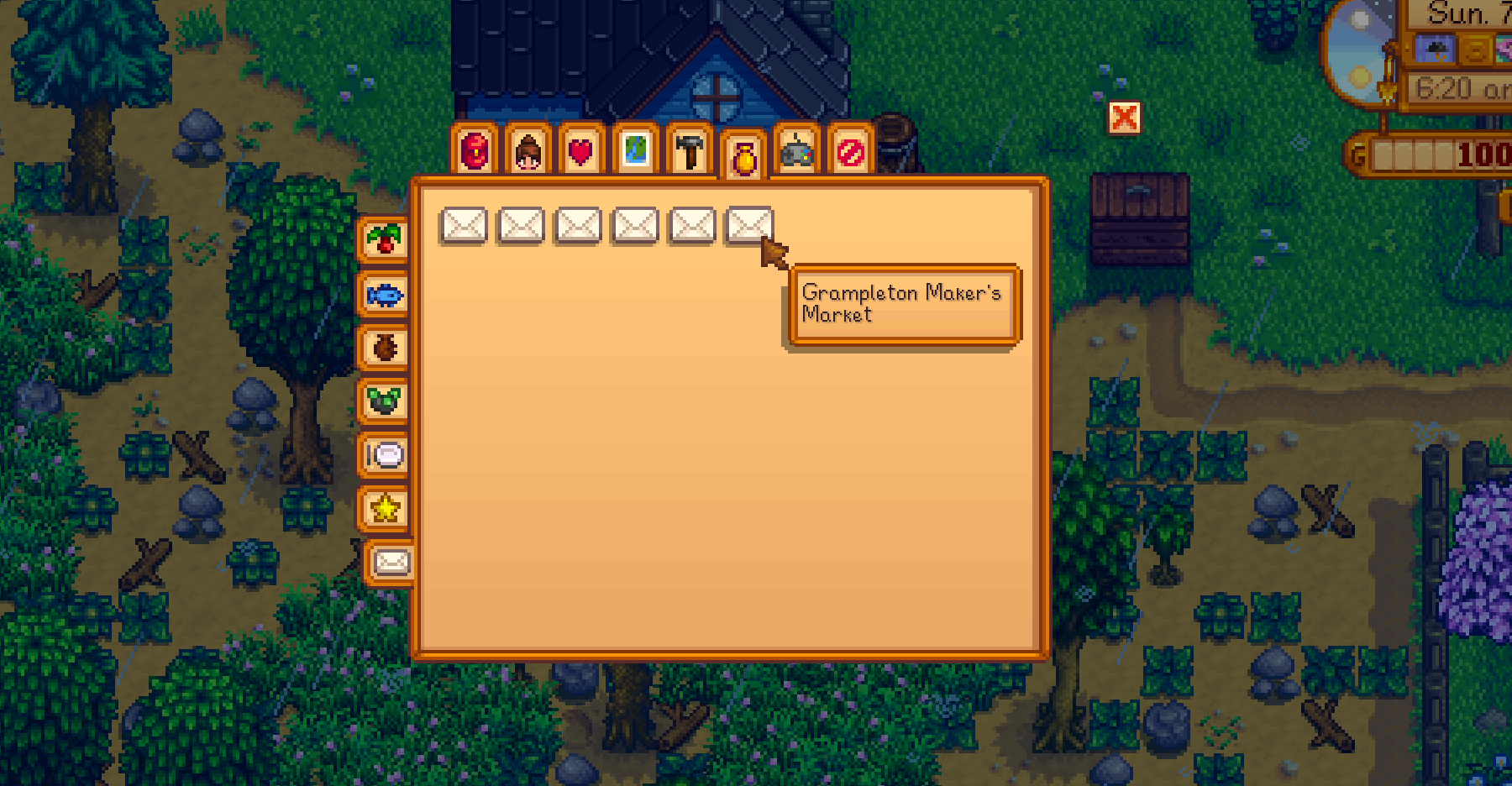 Maker's Market Letter [Must have for temporary shops to appear]