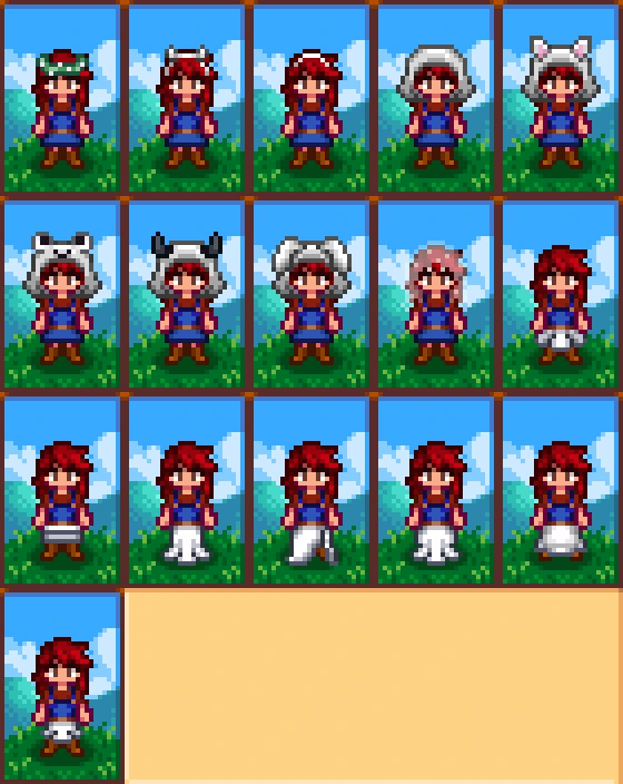 FS - SH's More Accessories Pack - Gallery - Stardew Valley Mods