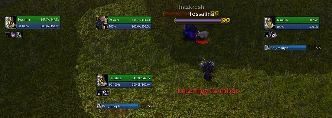 <p>Showing this addon working on 3 frames simultaneously.</p>