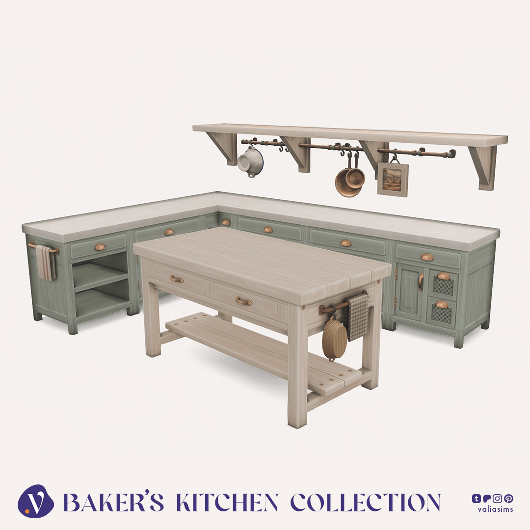 Baker's Kitchen Collection Part 1 - The Sims 4 Build / Buy - CurseForge