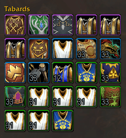 Tabards category example