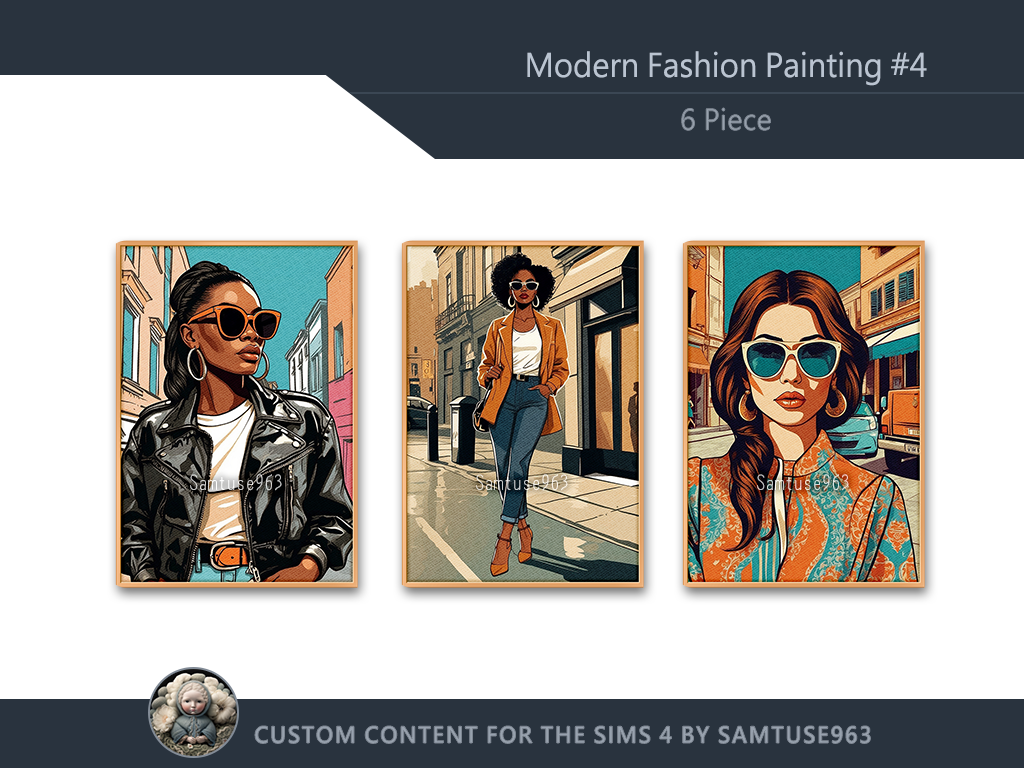 Modern Fashion Painting #4 Sellable Extra A Samtuse963