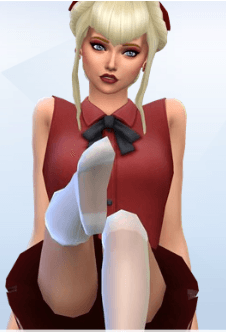 Thumbnail White High Nylon Knee Socks