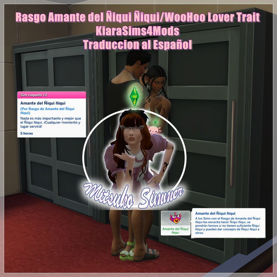 Rasgo Amante del Ñiqui Ñiqui/WooHoo Lover Trait x KiaraSims4Mods TRADUCCION  AL ESPAÑOL - Screenshots - The Sims 4 Mods - CurseForge