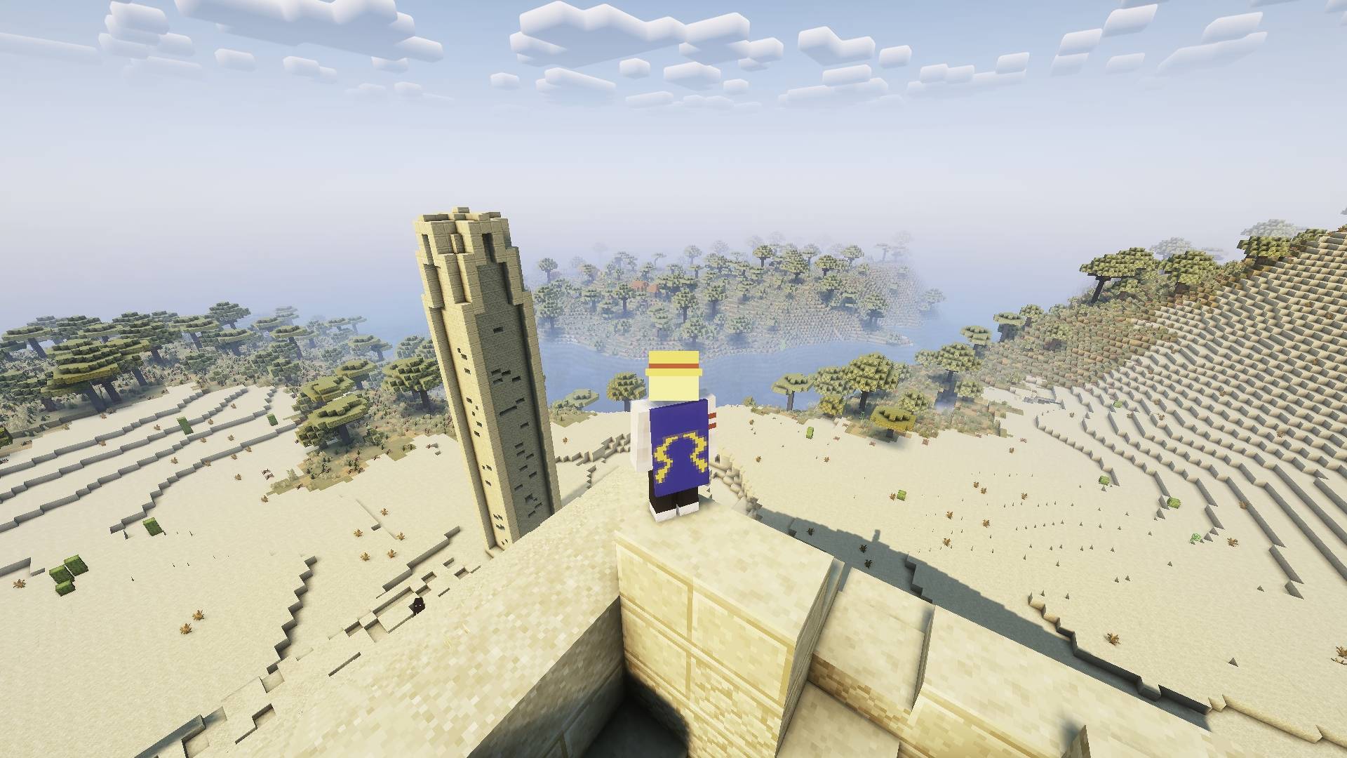 Thumbnail Player looking over the desert temple they concured