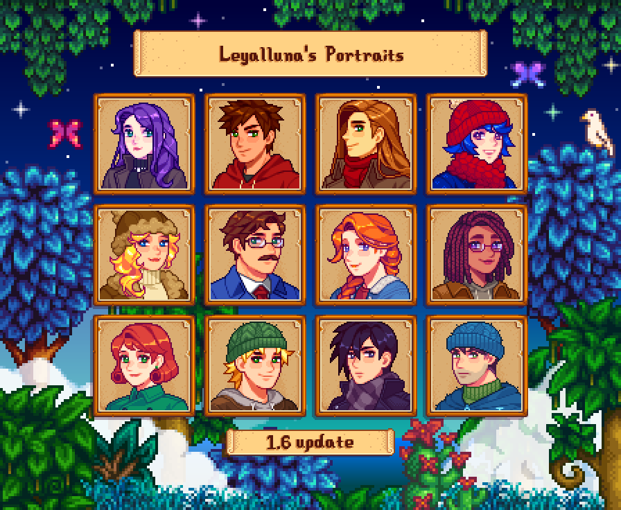 Leyalluna's Portraits (Content Patcher) - Stardew Valley Mods - CurseForge