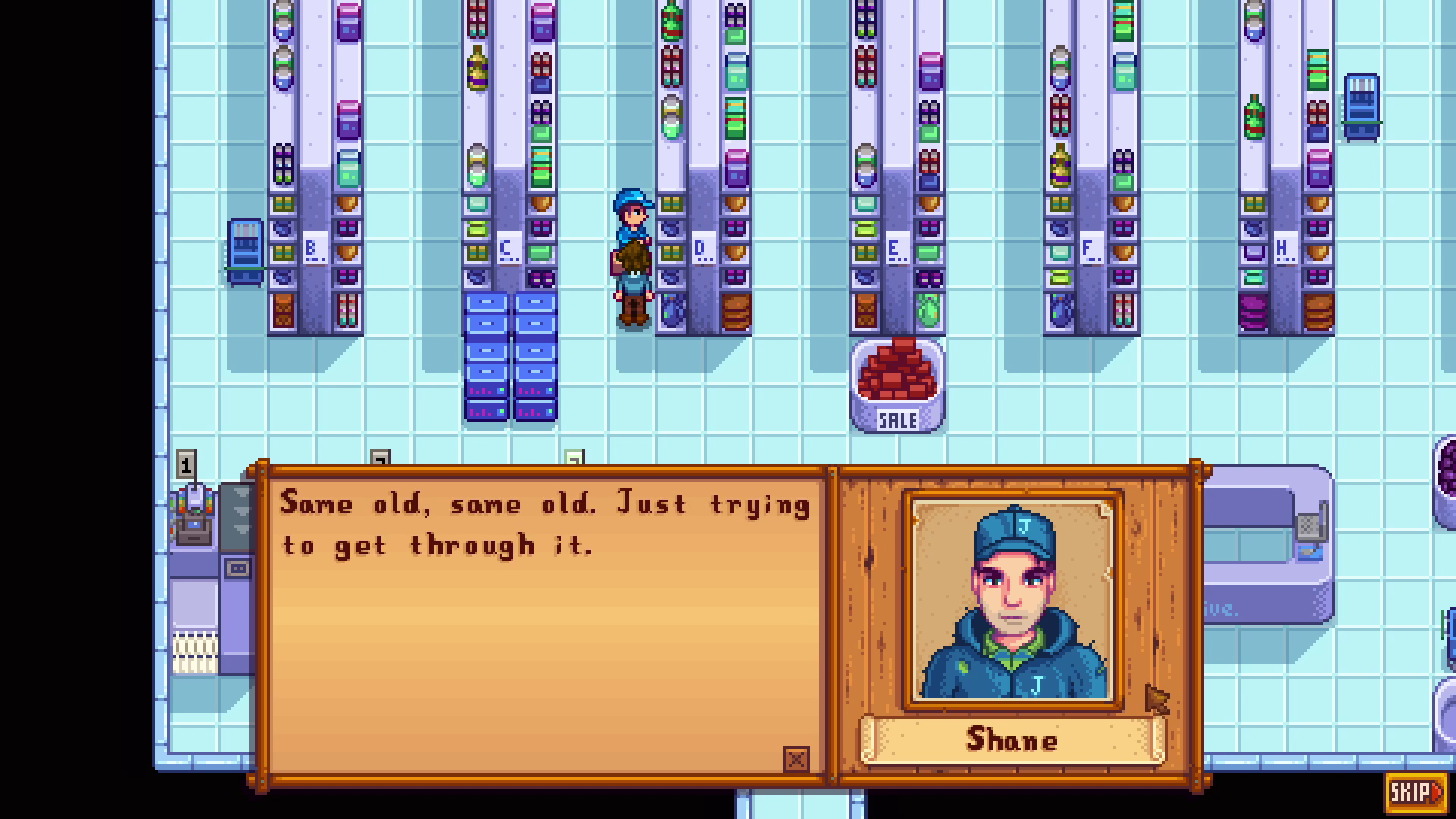 The Guy working at Joja