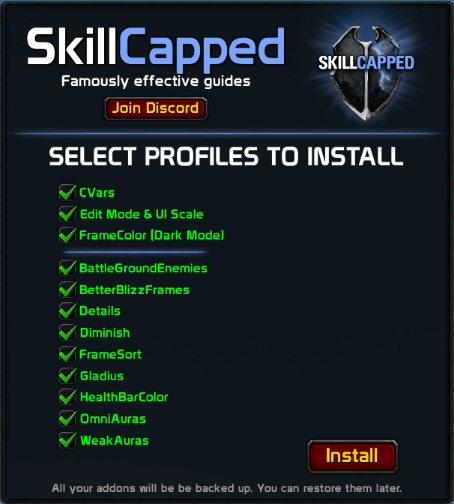 Skill Capped UI