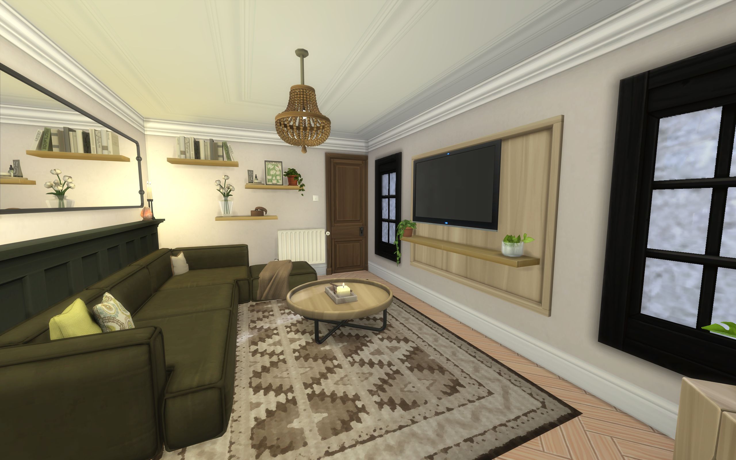 Charly Pancake inspired Cosy Living - Screenshots - The Sims 4 Rooms ...