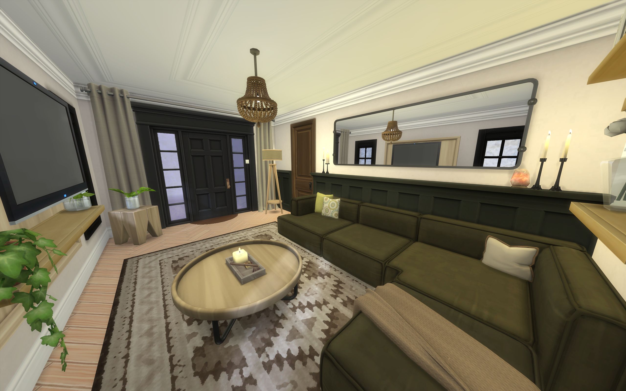 Charly Pancake inspired Cosy Living Screenshots The Sims 4 Rooms