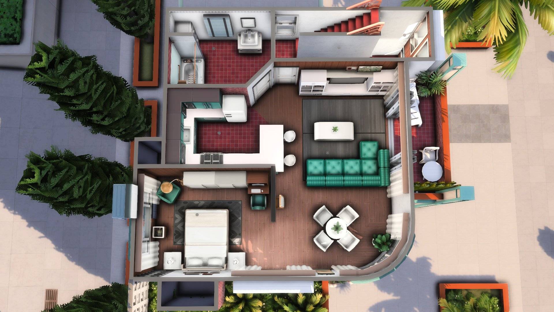 Art Deco Apartments 🌊 - Gallery - The Sims 4 Rooms / Lots - CurseForge