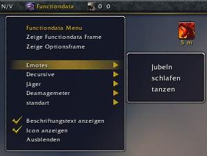 <p>Titan menu</p>